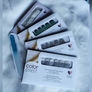 Color Street Nail Polish Strip Kits - 4 pack
